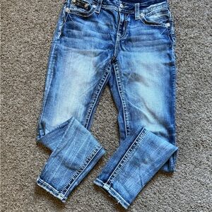 Miss Me Light Blue Ankle Jeans